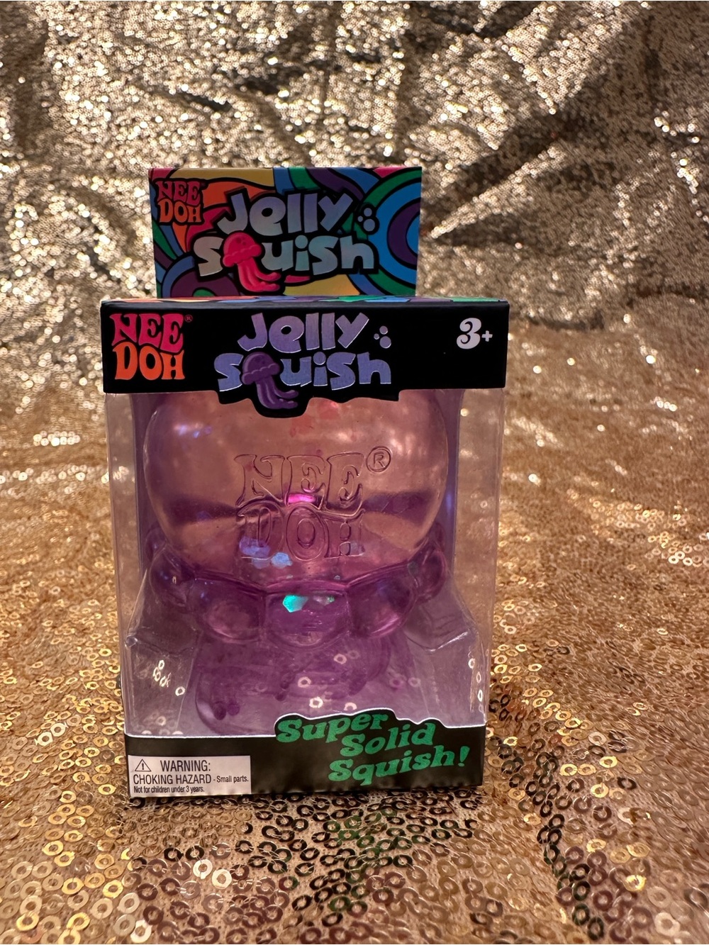 Needoh Jelly Squish Jellyfish - Purple
